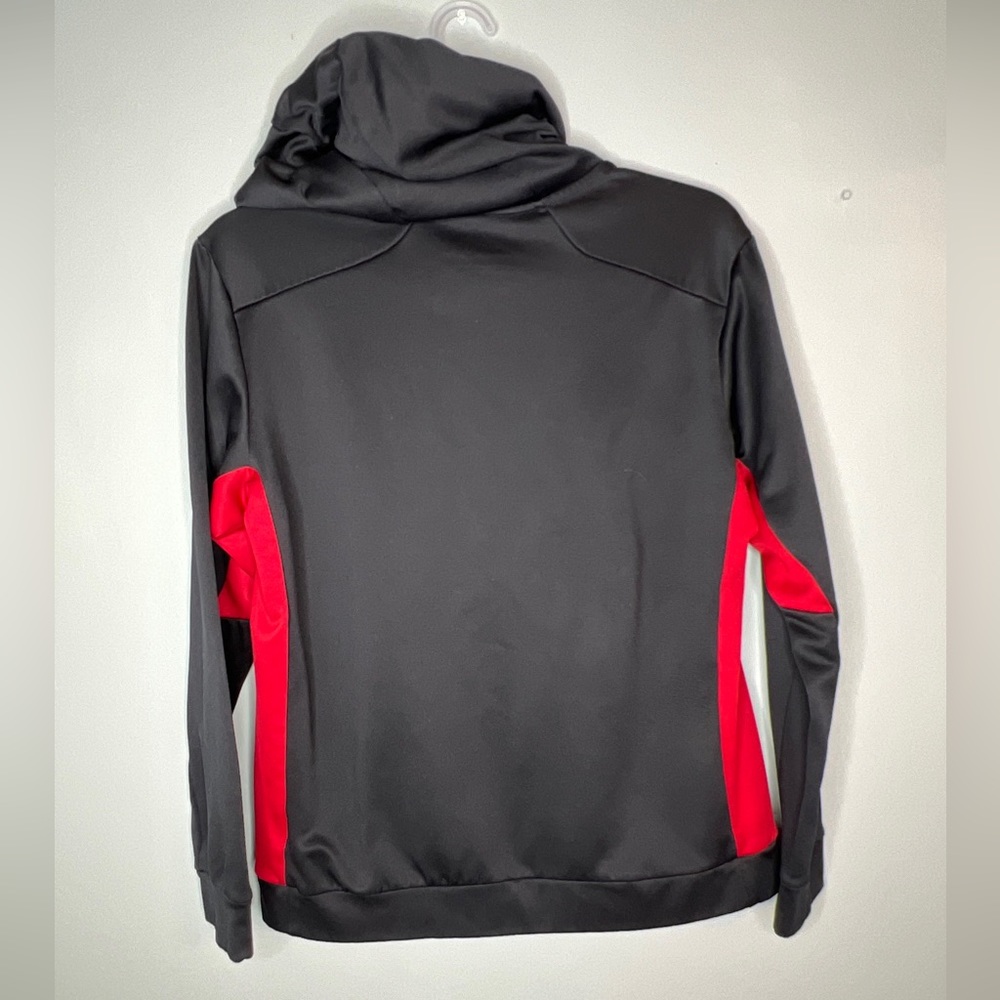 Nike Therma Dri-Fit Pull Over Hoodie Black/Ted Men's Size Large - Picture 7 of 7